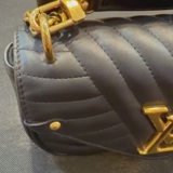 LV New Wave Chain Bag黑牛皮彩色把手斜背包-video